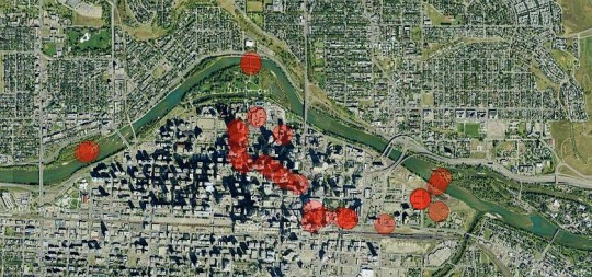 sound map of Calgary