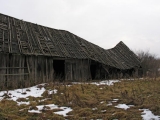 abandoned house in rural Estonia
