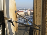temporary rooftop sound installation in Dresden