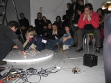 sound performance at kronika gallery, Bytom Poland